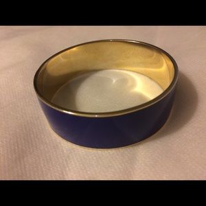 J Crew Blue and Faux Gold Bracelet